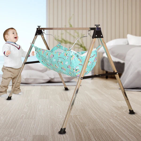 Folding Baby Cradle with Mosquito Net