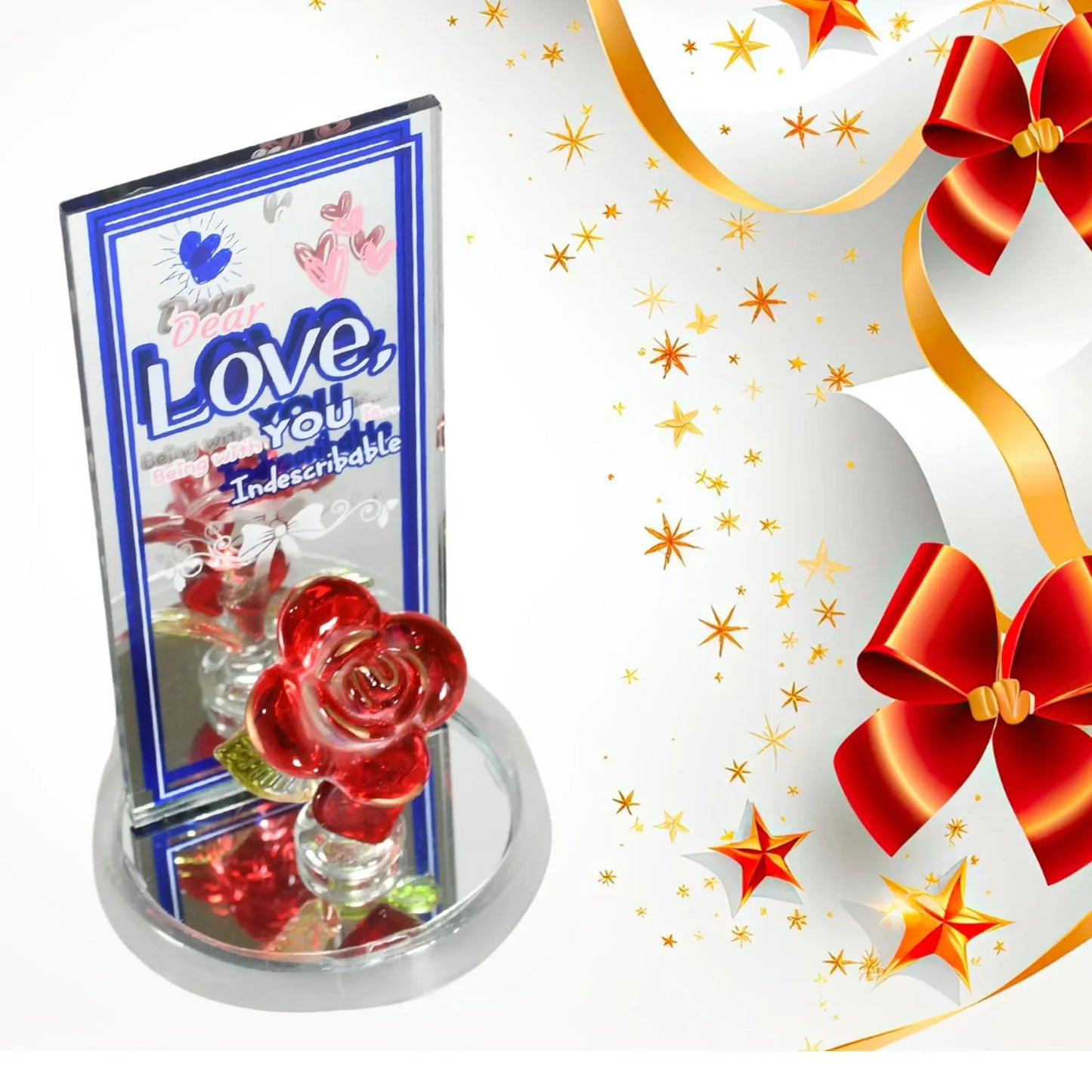 Lovely Rose Love Showpiece – 1 Pc