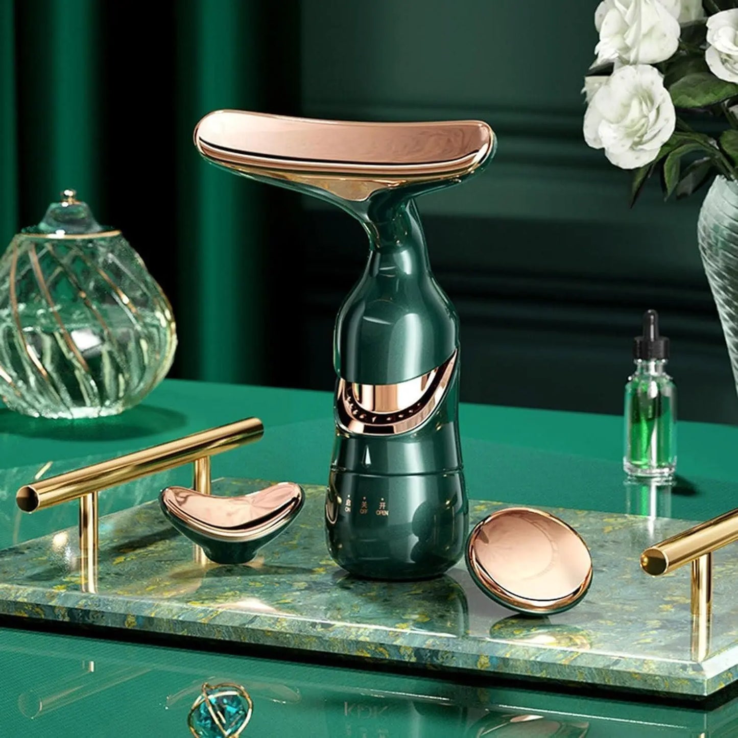 2 In 1 Anti-Wrinkle Facial Massager