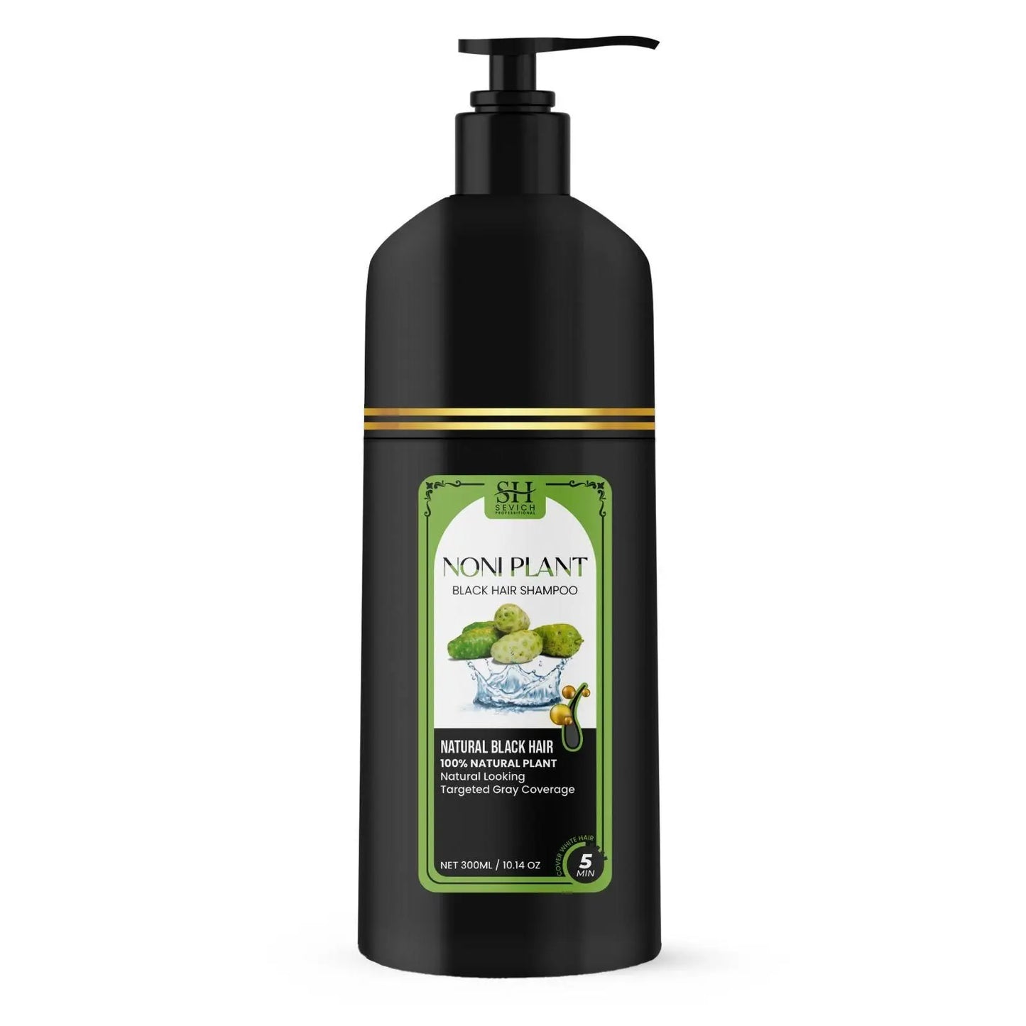 Noniplant Black Hair Shampoo – 300ml (Pack of 2)