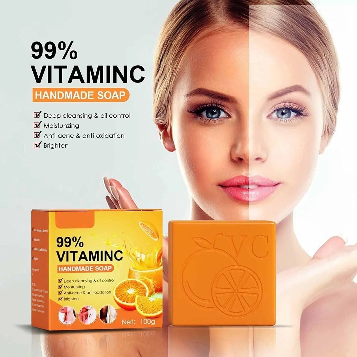 Orange Vitamin C Soap – 300g