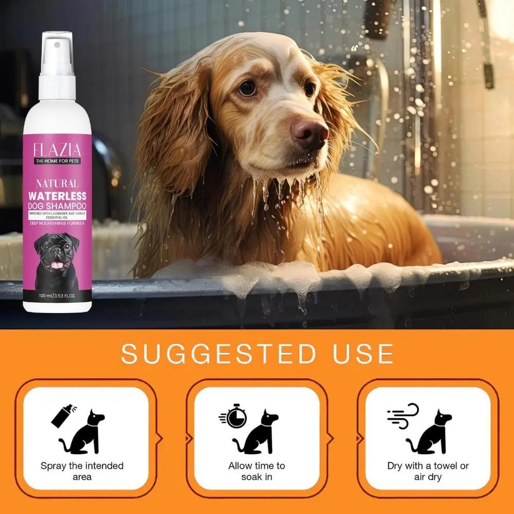 Flazia Waterless Dog Shampoo (Pack of 2)