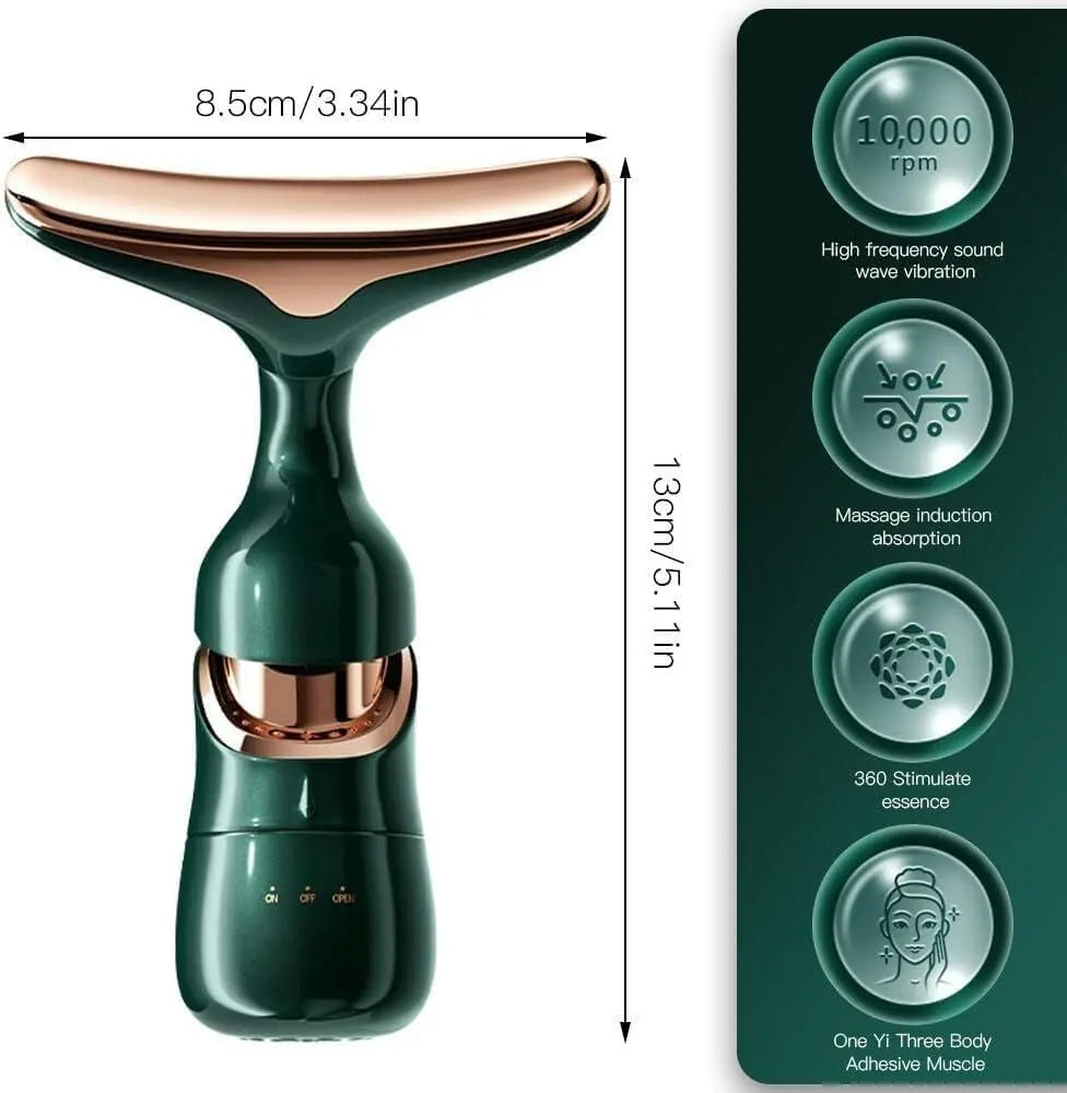 2 In 1 Anti-Wrinkle Facial Massager