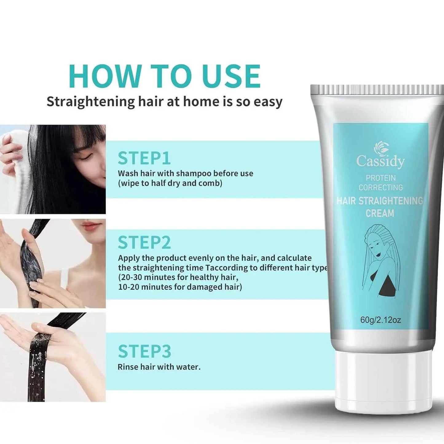 CASSIDY Hair Straightening Cream