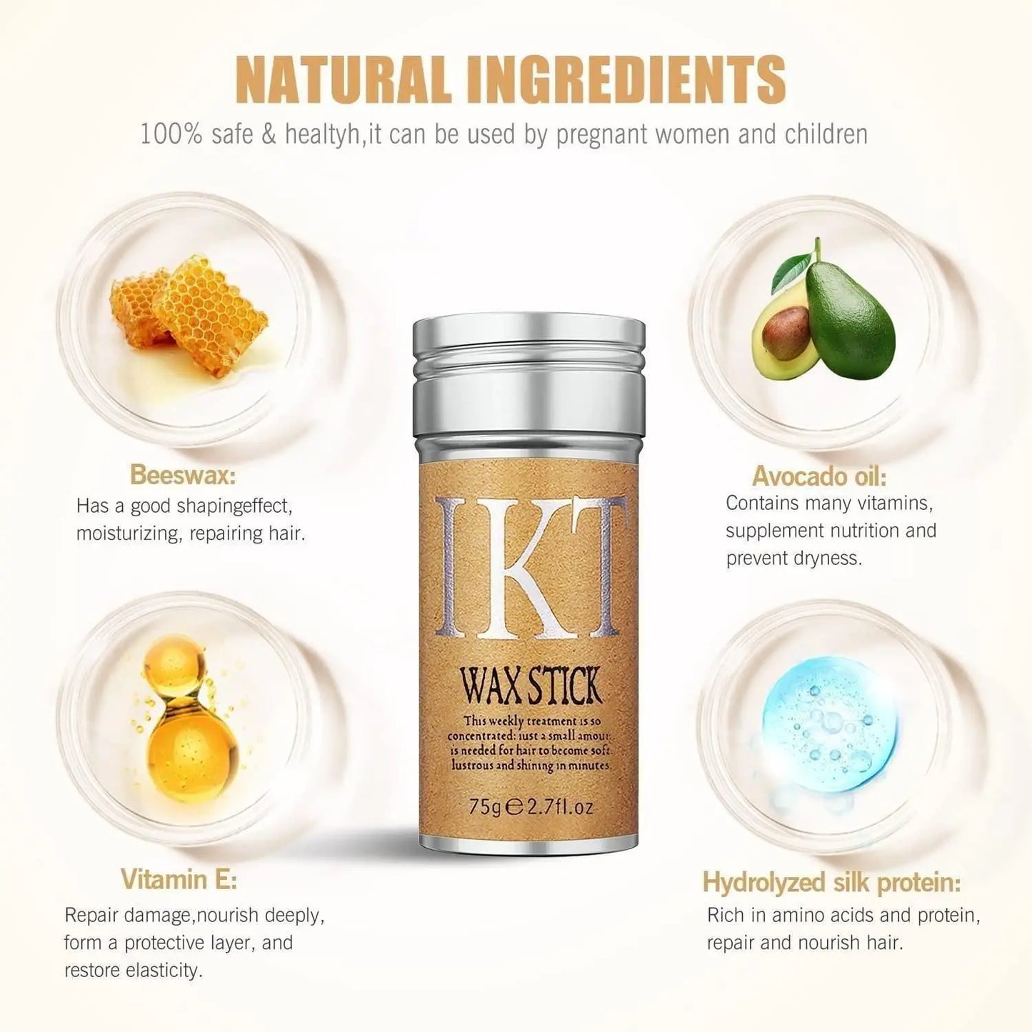 Hair Styling Wax Stick – Pack of 1