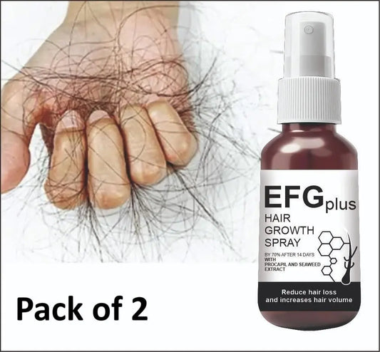 EFGPLUS Hair Growth Spray – 50ml (Pack of 2)