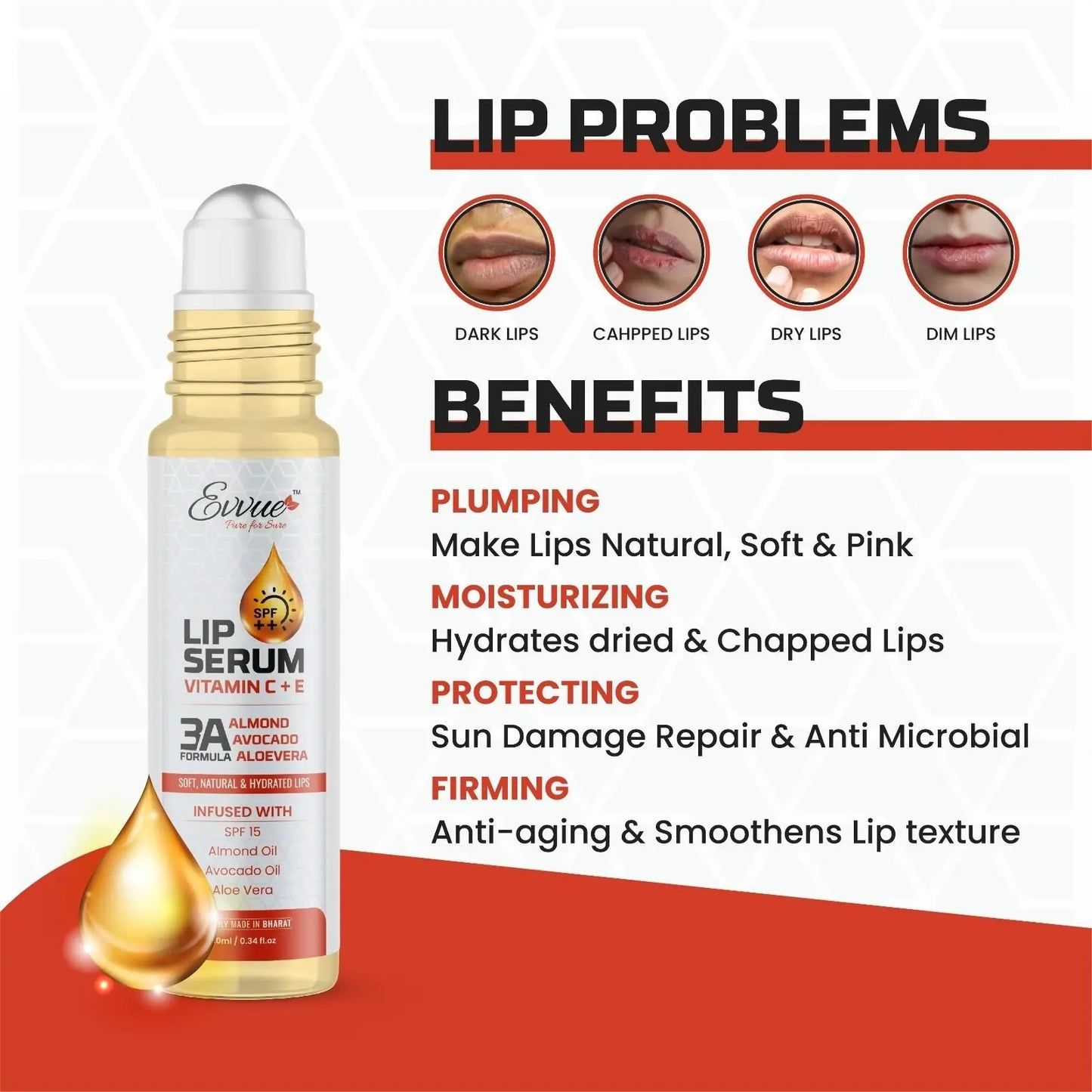 EVVUE Lip Serum Oil