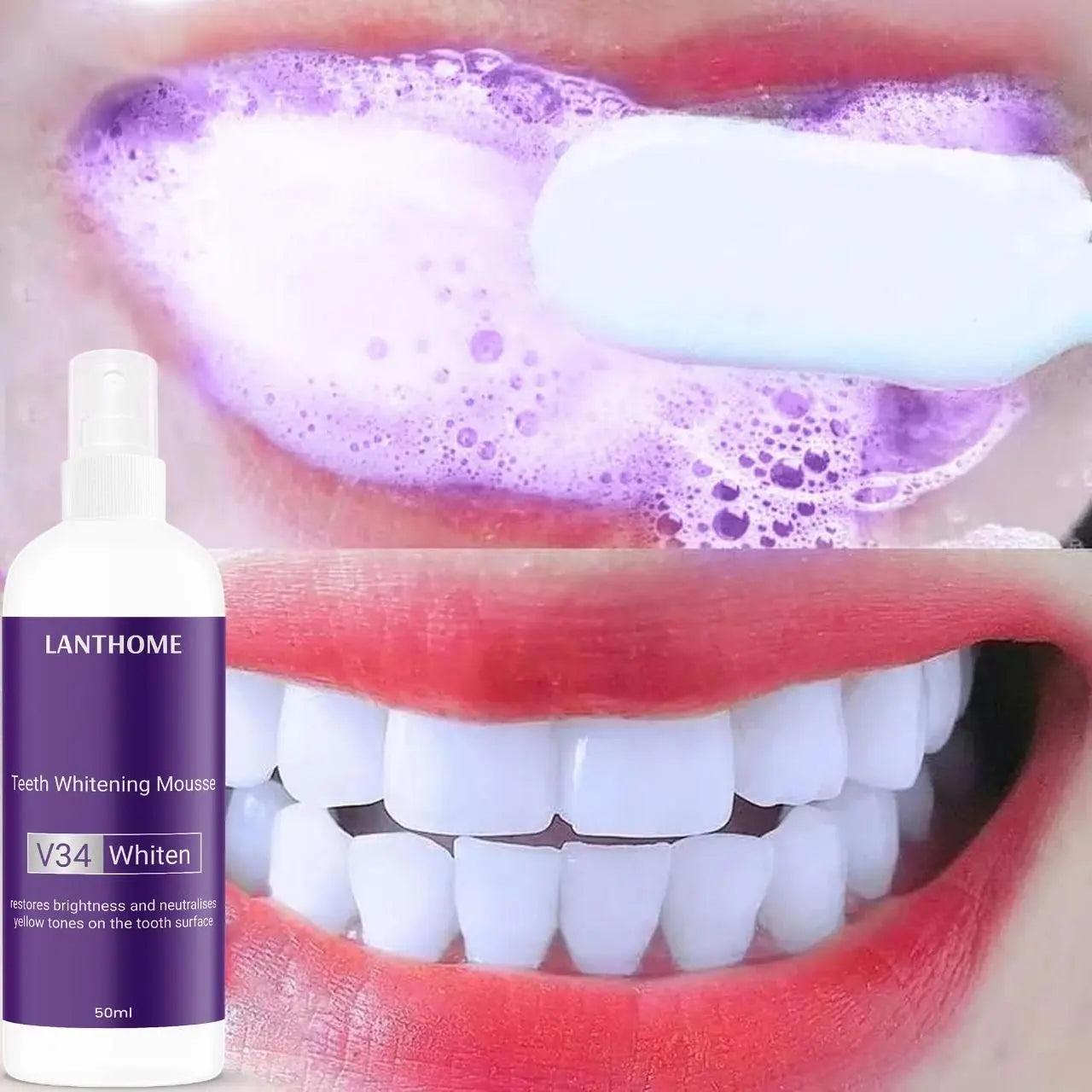 Lanthome V34 Whitening Mousse – 50ml