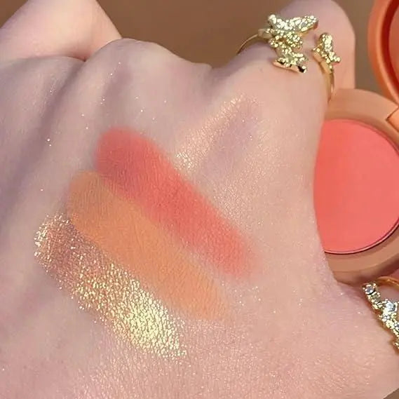3-in-1 Blusher + Highlighter Palette