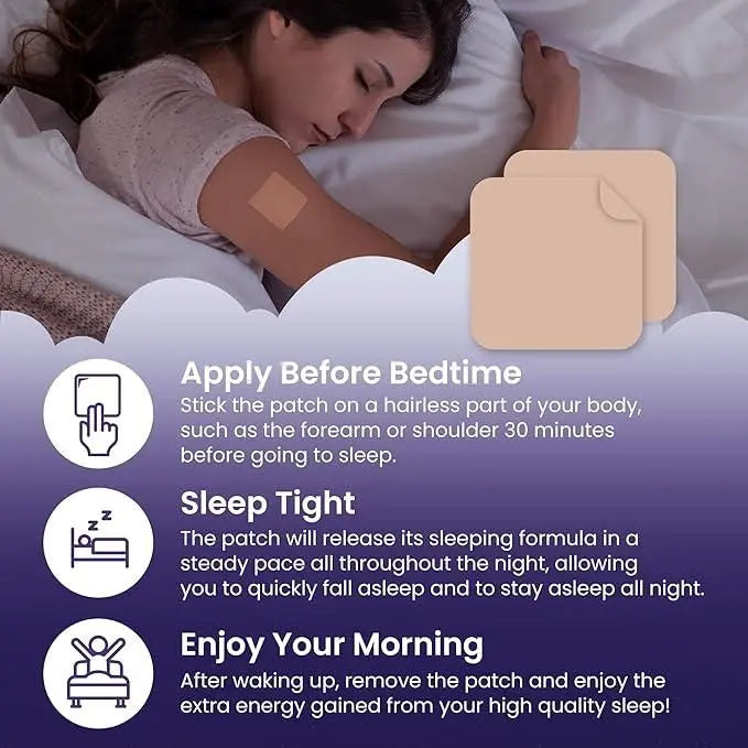 10 Natural Sleep Patches (Pack of 1)