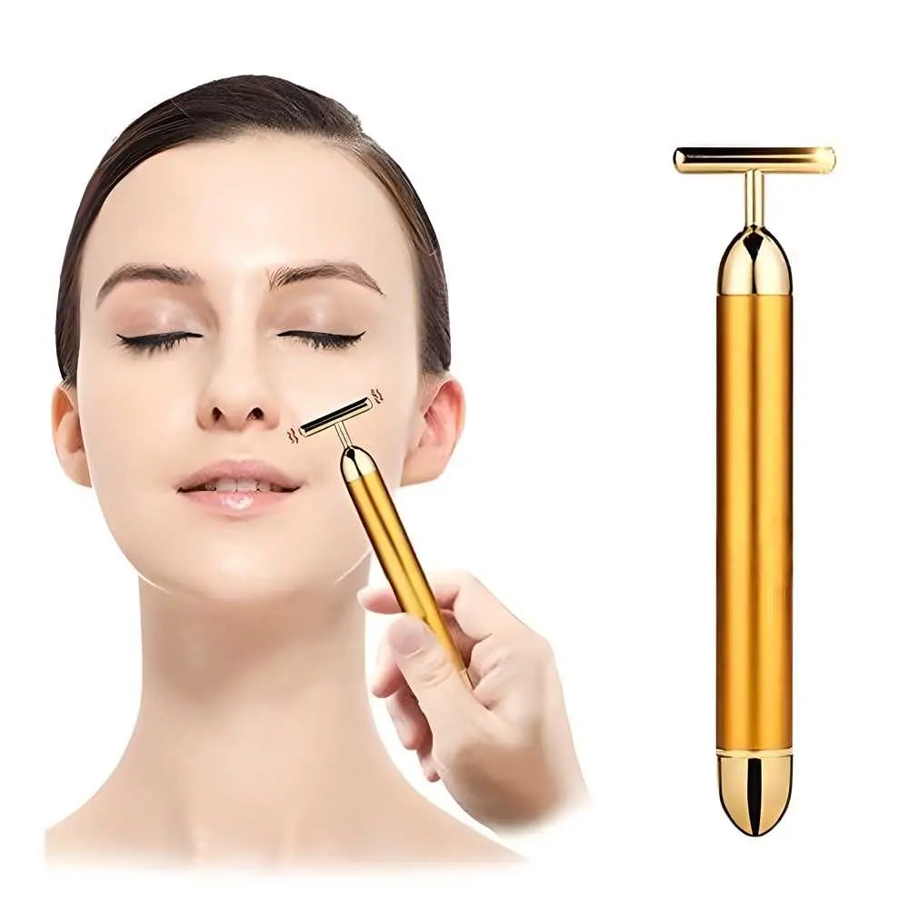 24K Gold Energy Beauty Bar Massager