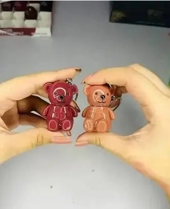2 in 1 Bear Keychain Lipstick – Pack of 2
