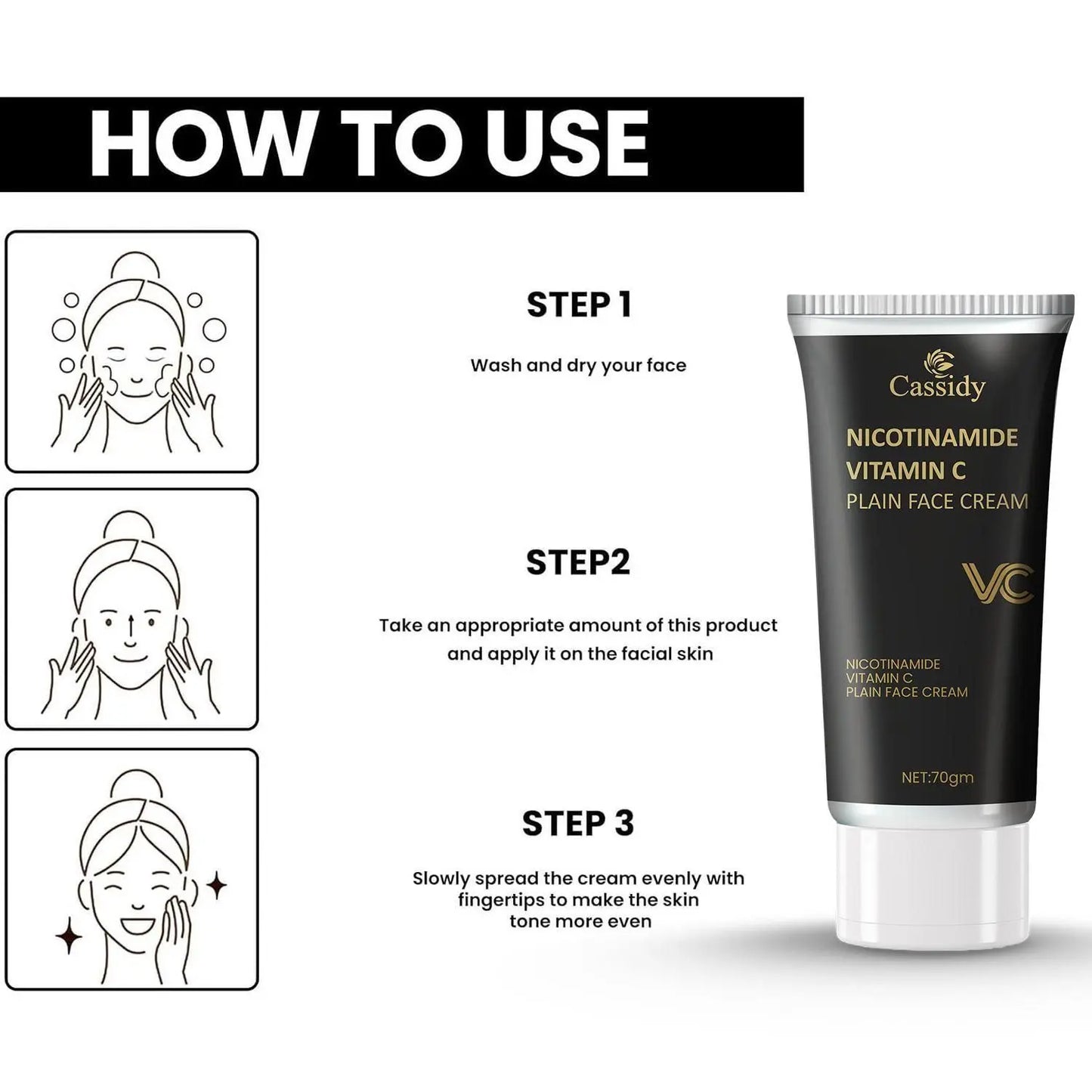 CASSIDY Nicotinamide Vitamin C Cream