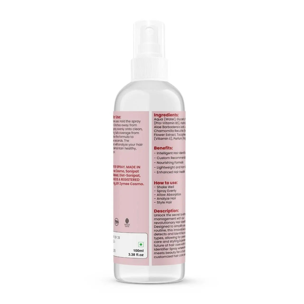 Hair Identifier Spray – 100ml
