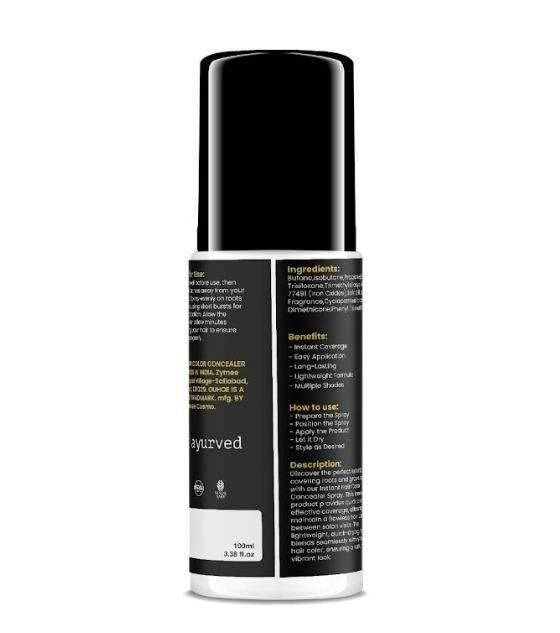 Ayurved 2 in 1 Instant Hair Color Spray with German Formula(Pack Of 1)