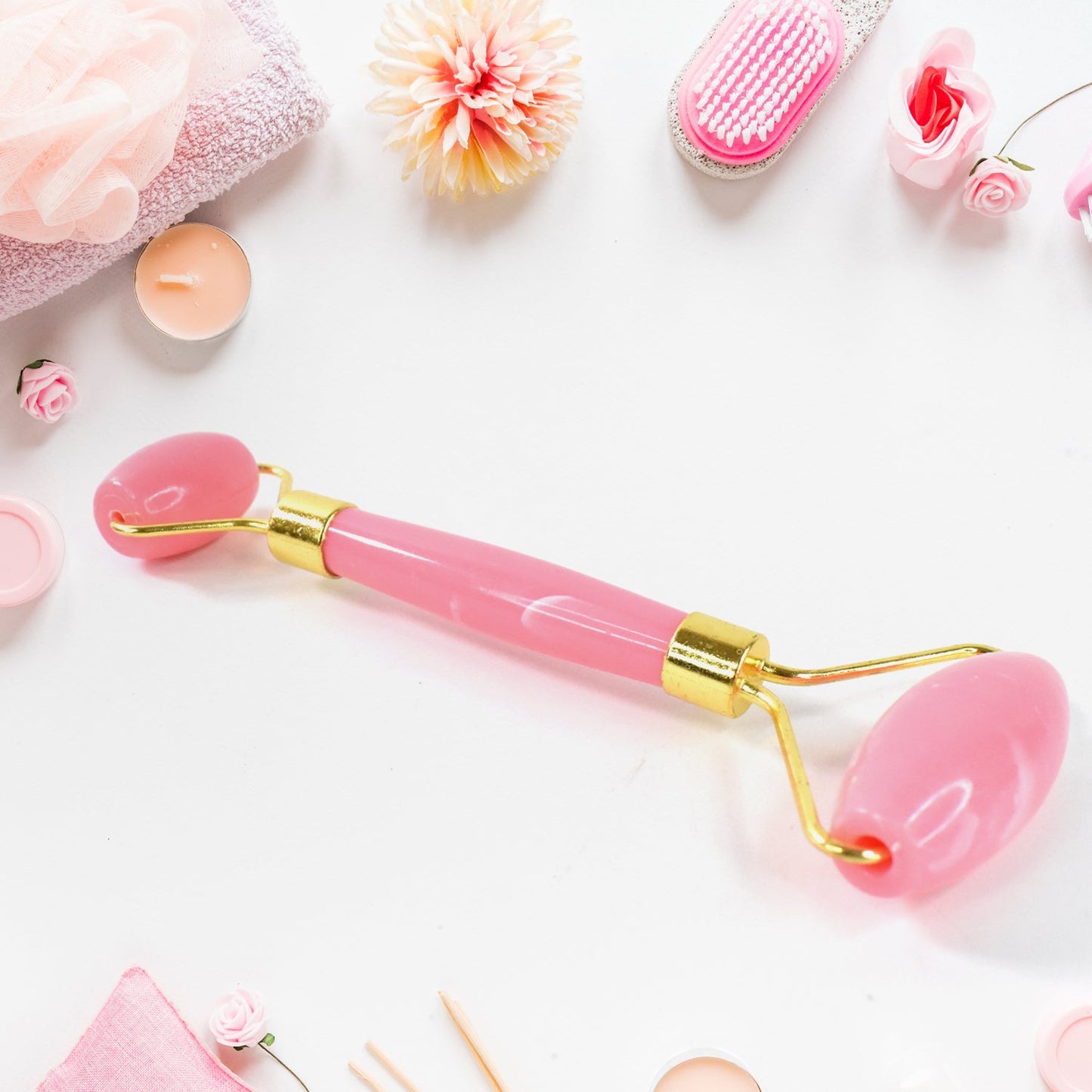 Double Ended Smooth Facial Massage Roller