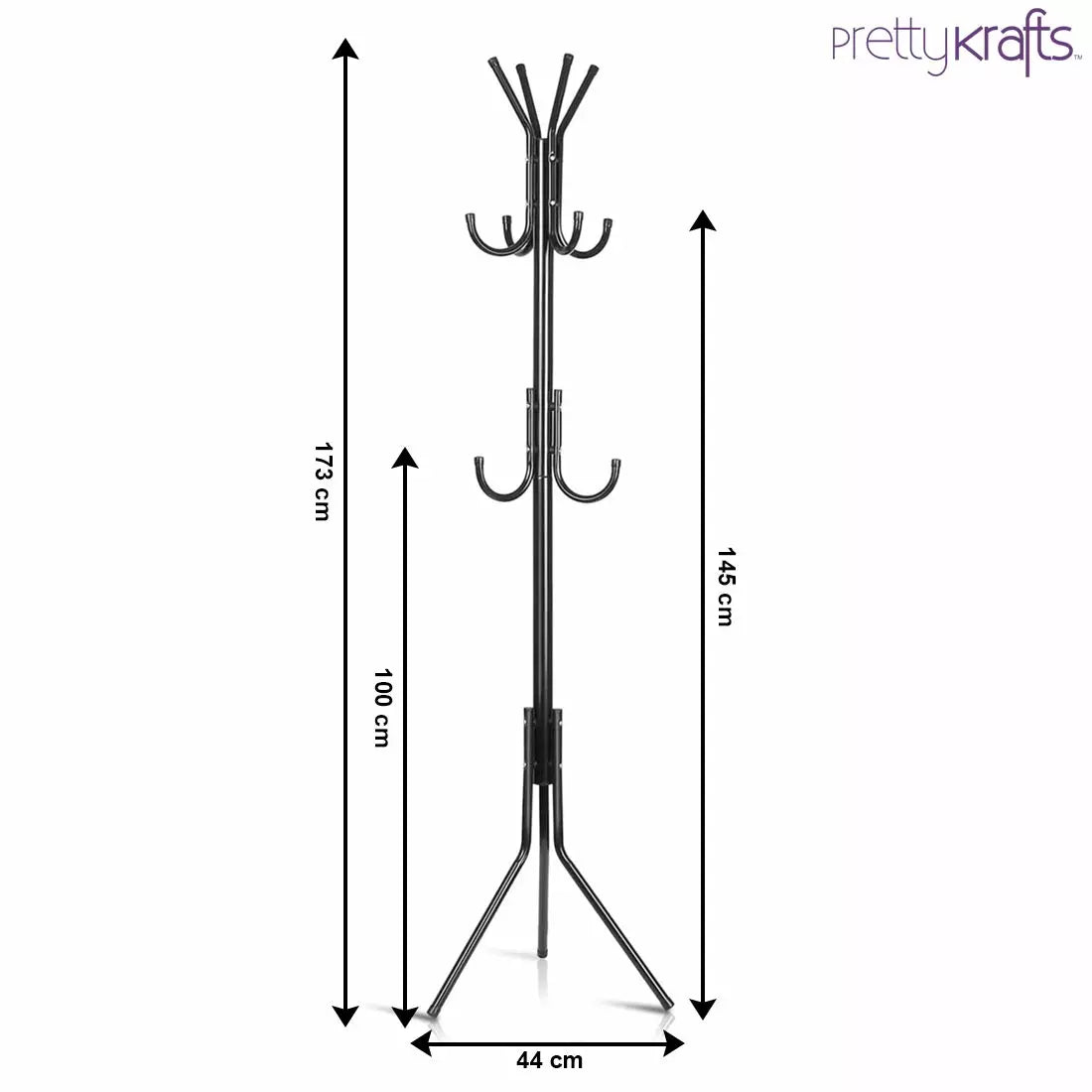 Space-Saving Coat Stand Rack