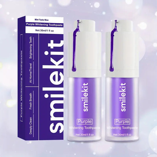 Purple Color Corrector Toothpaste (Pack of 2)