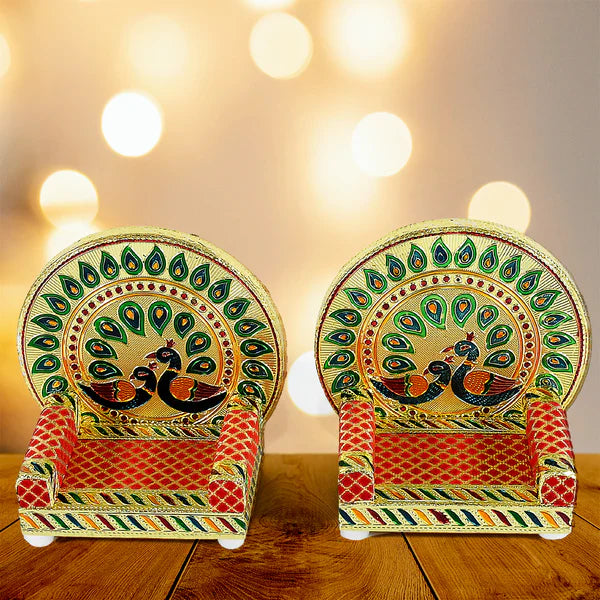 Meenakari Pooja Singhasan