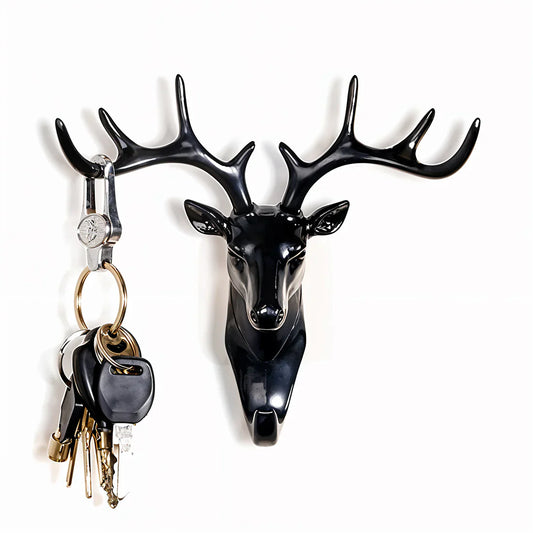 Deer Head Self-Adhesive Wall Hook