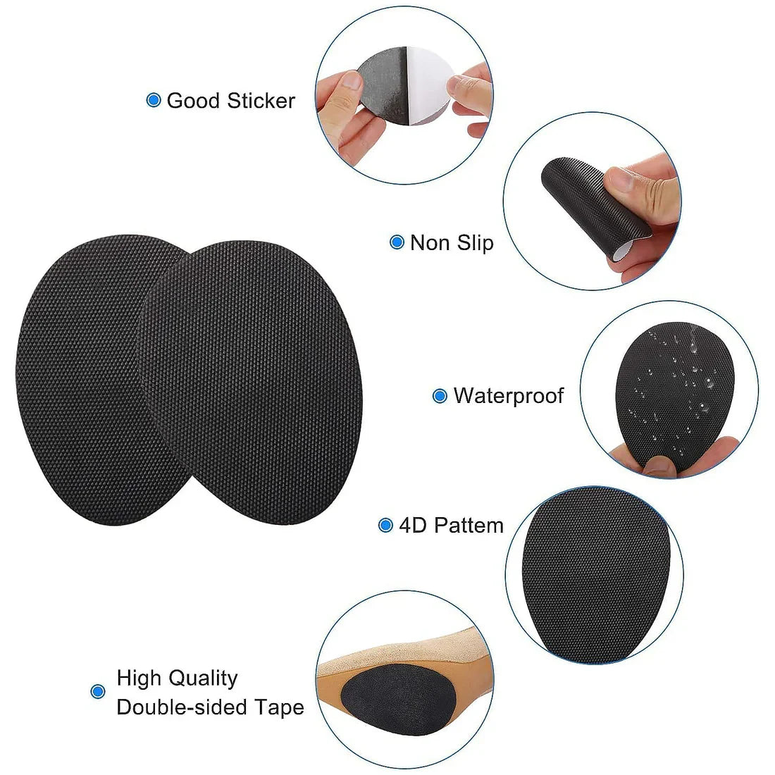 Non-Slip Shoe Sole Pads – 1 Pc