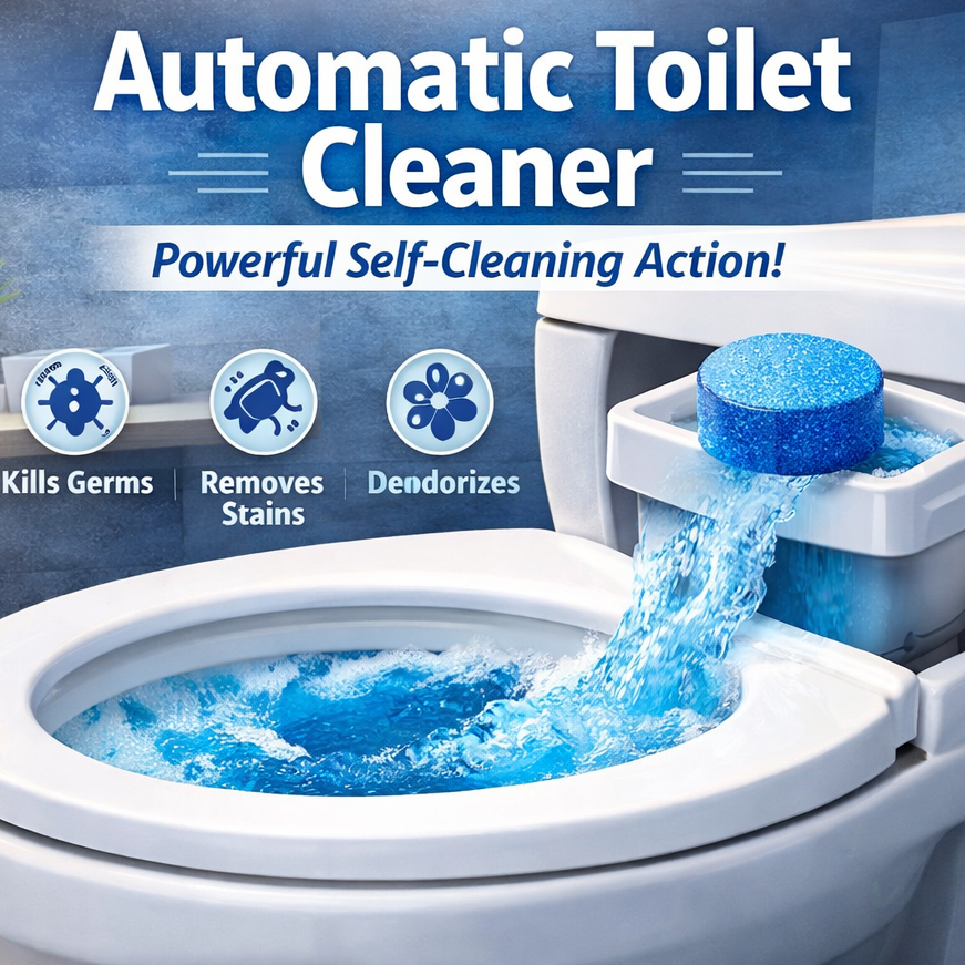 🌊 Automatic Toilet Bowl Cleaner Tablets - 10 Tablets