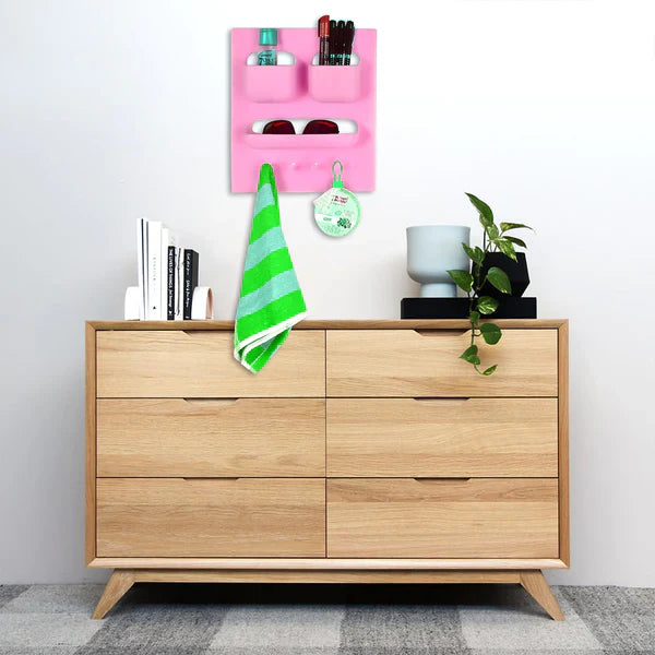 Plastic Unbreakable Soap Dish & Toothbrush Holder – Wall-Mounted