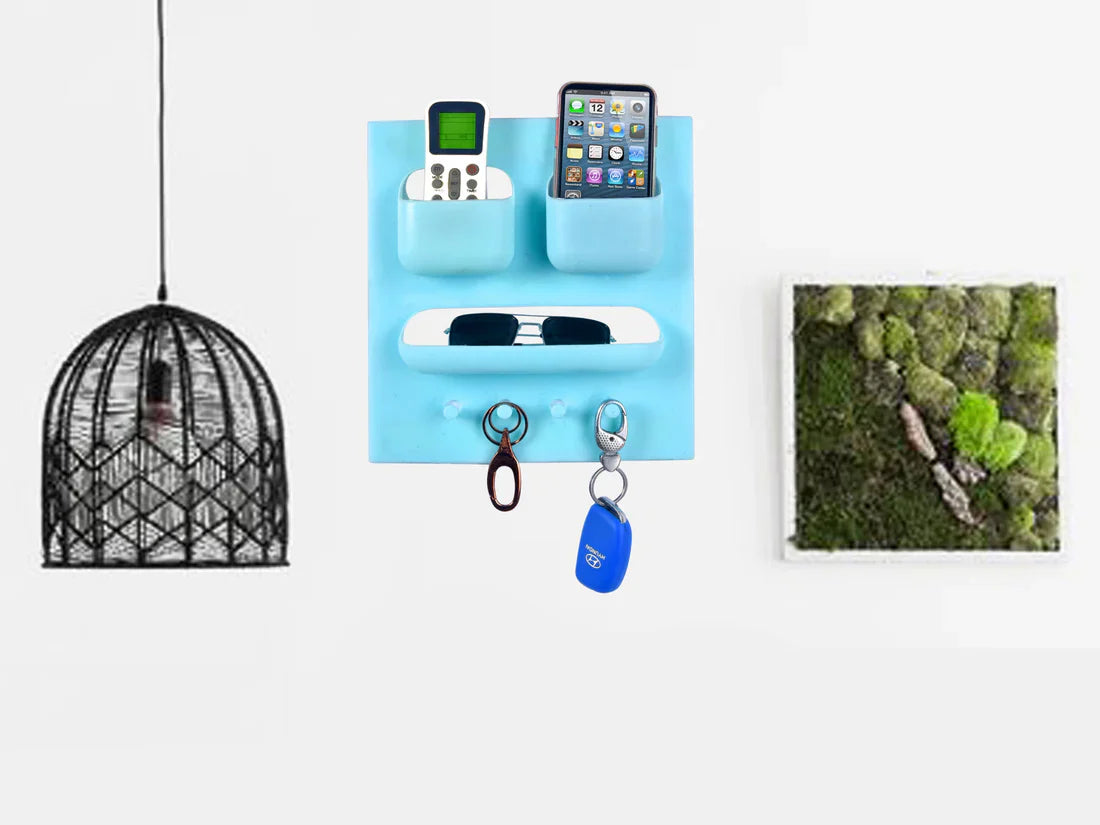 Plastic Unbreakable Soap Dish & Toothbrush Holder – Wall-Mounted