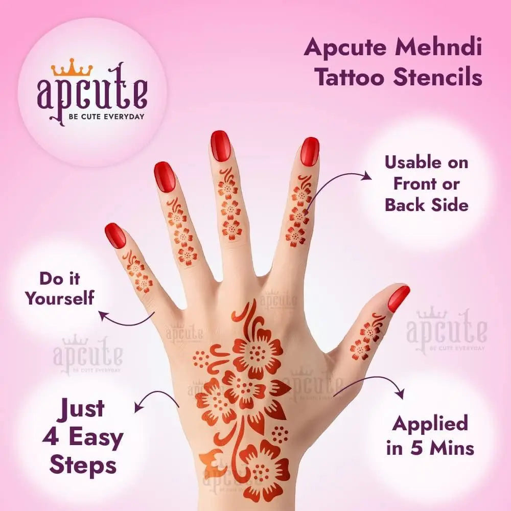 Apcute Mehandi Hands Set