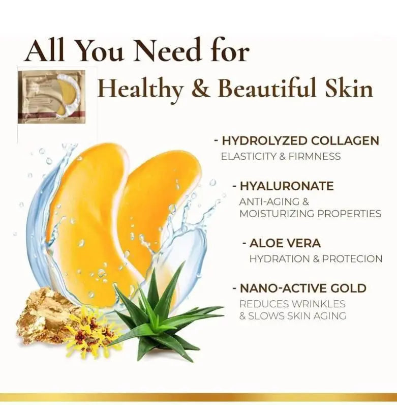 Gold Collagen Eye Mask – Pack of 1