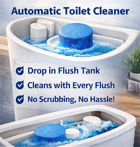 🌊 Automatic Toilet Bowl Cleaner Tablets - 10 Tablets