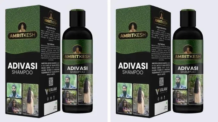 Amritkesh Adivasi Shampoo – 100ml (Pack of 2)