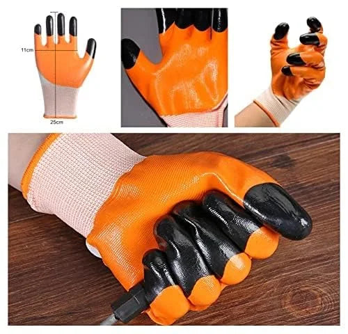 Durable Nitrile Safety Gloves