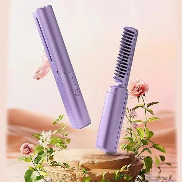 Rechargeable Hot Comb Straightener