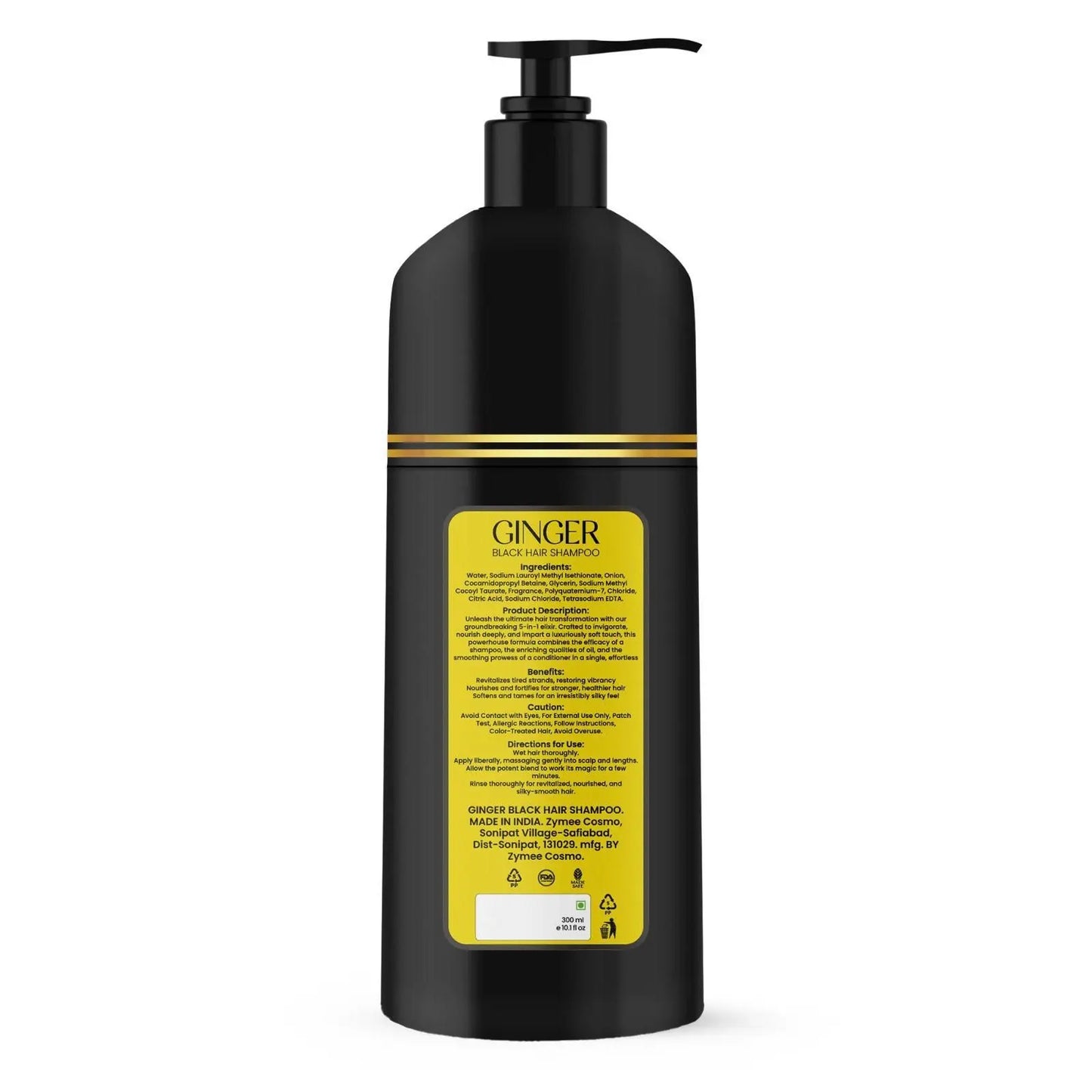 Ginger Black Hair Shampoo – 300ml