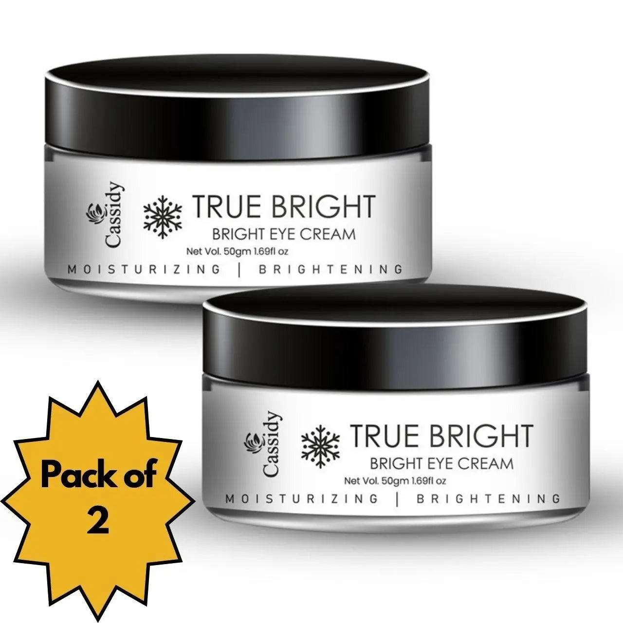 CASSIDY True Bright Eye Cream 50g (Pack of 2)