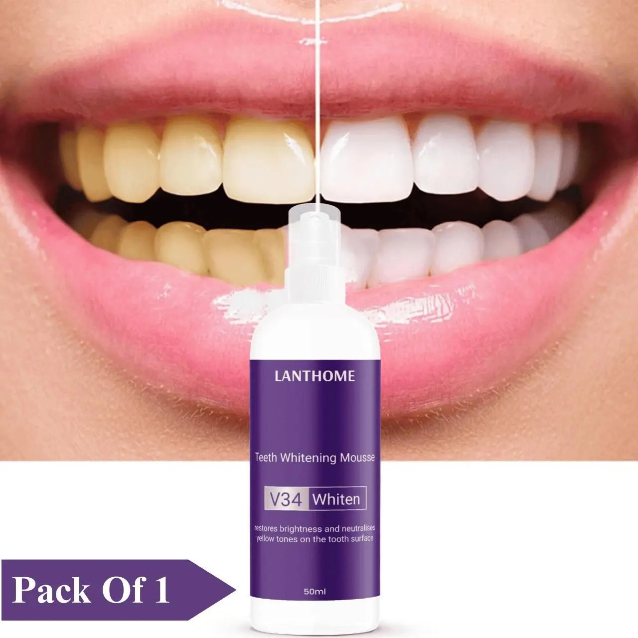 Lanthome V34 Whitening Mousse – 50ml