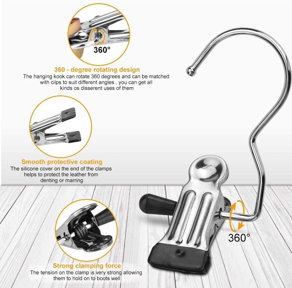 MYALLMALL Boot Hanger Clips (Pack of 10)