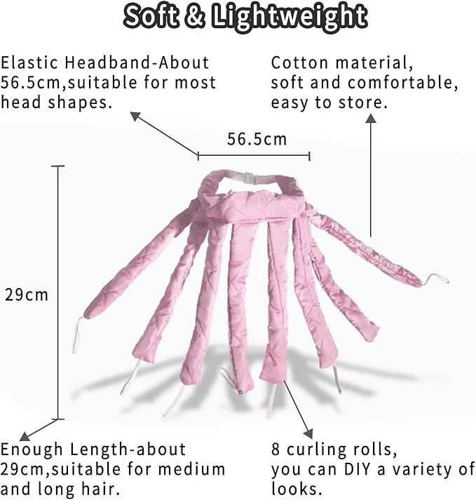 Octopus Heatless Hair Curler
