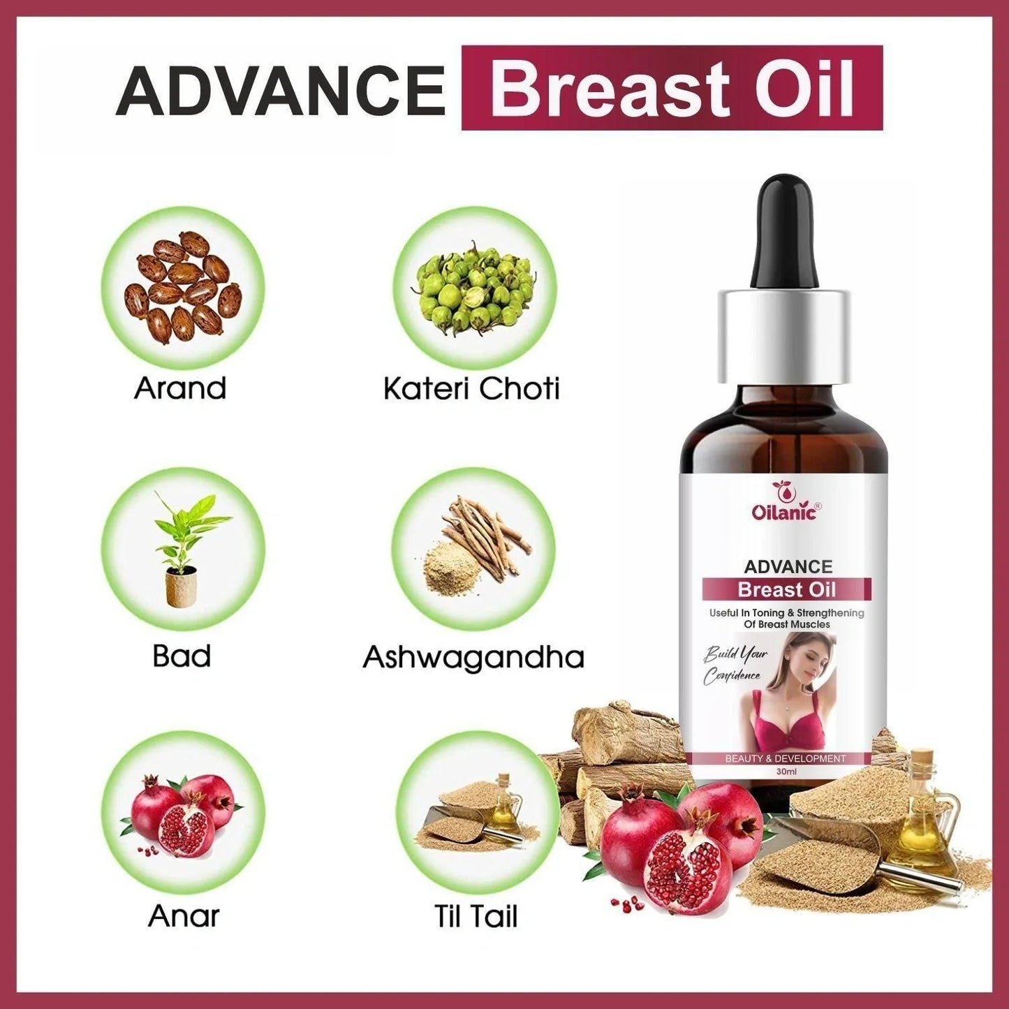 Oilanic B 36 Breast Oil – 30ml
