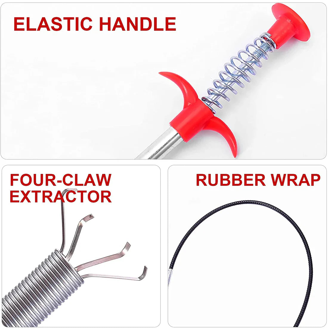 Clog-Free Drain Cleaner Tool