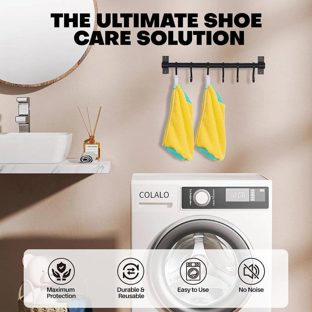 Shoe Washing Bag – Protective Mesh Laundry Bag for Deep Cleaning Sneakers