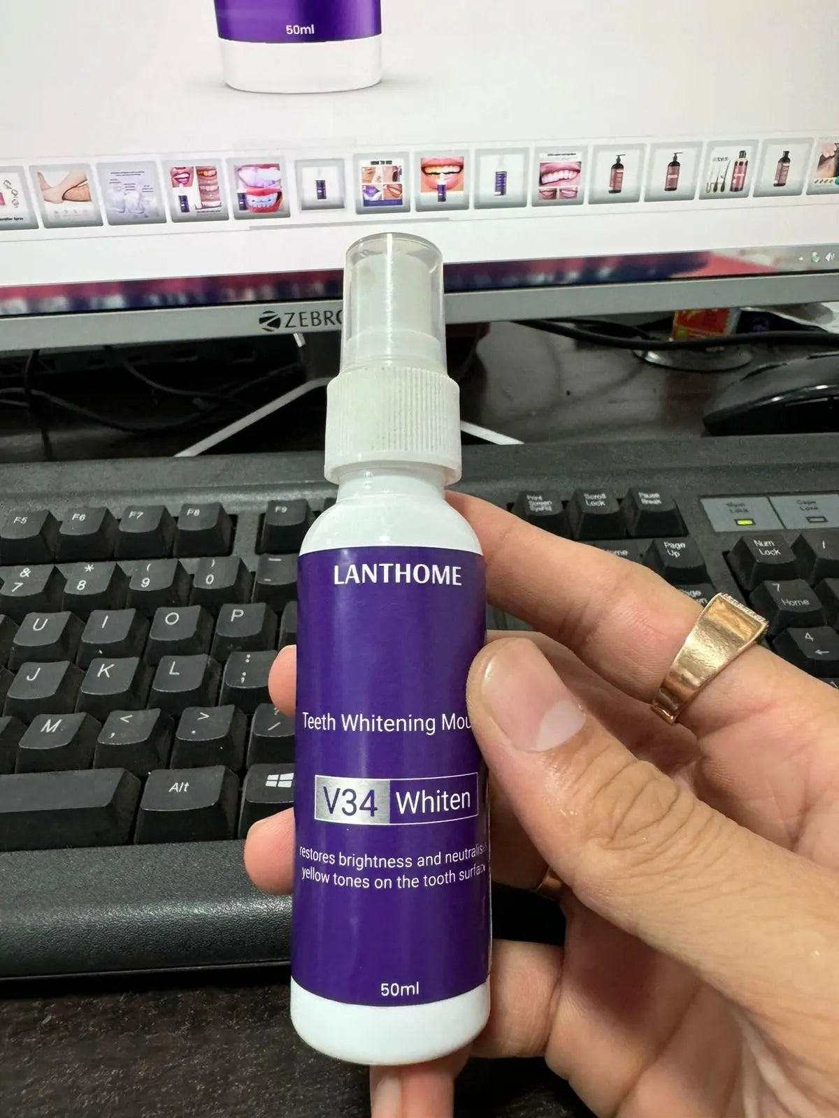 Lanthome V34 Whitening Mousse – 50ml