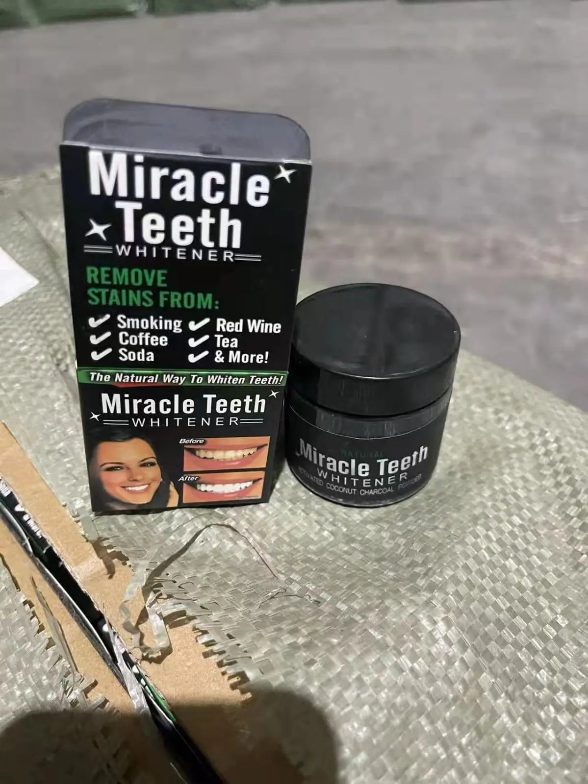 Charcoal Teeth Whitening Powder