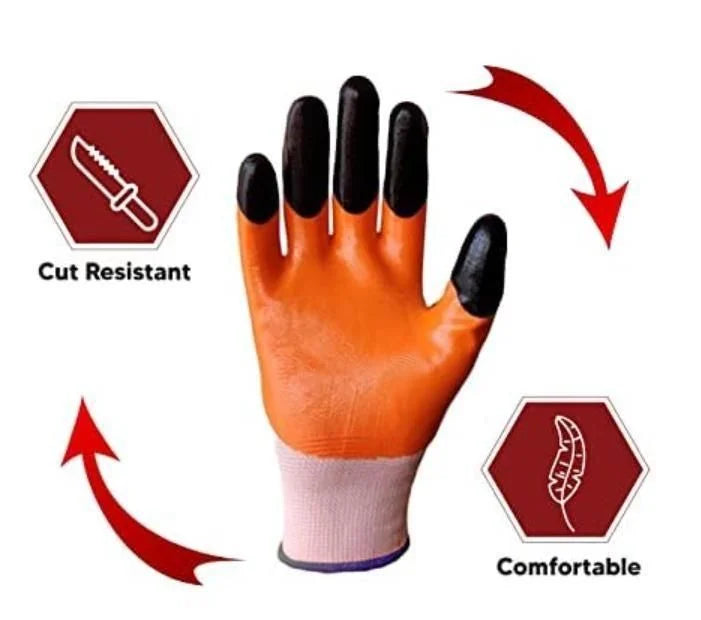 Durable Nitrile Safety Gloves