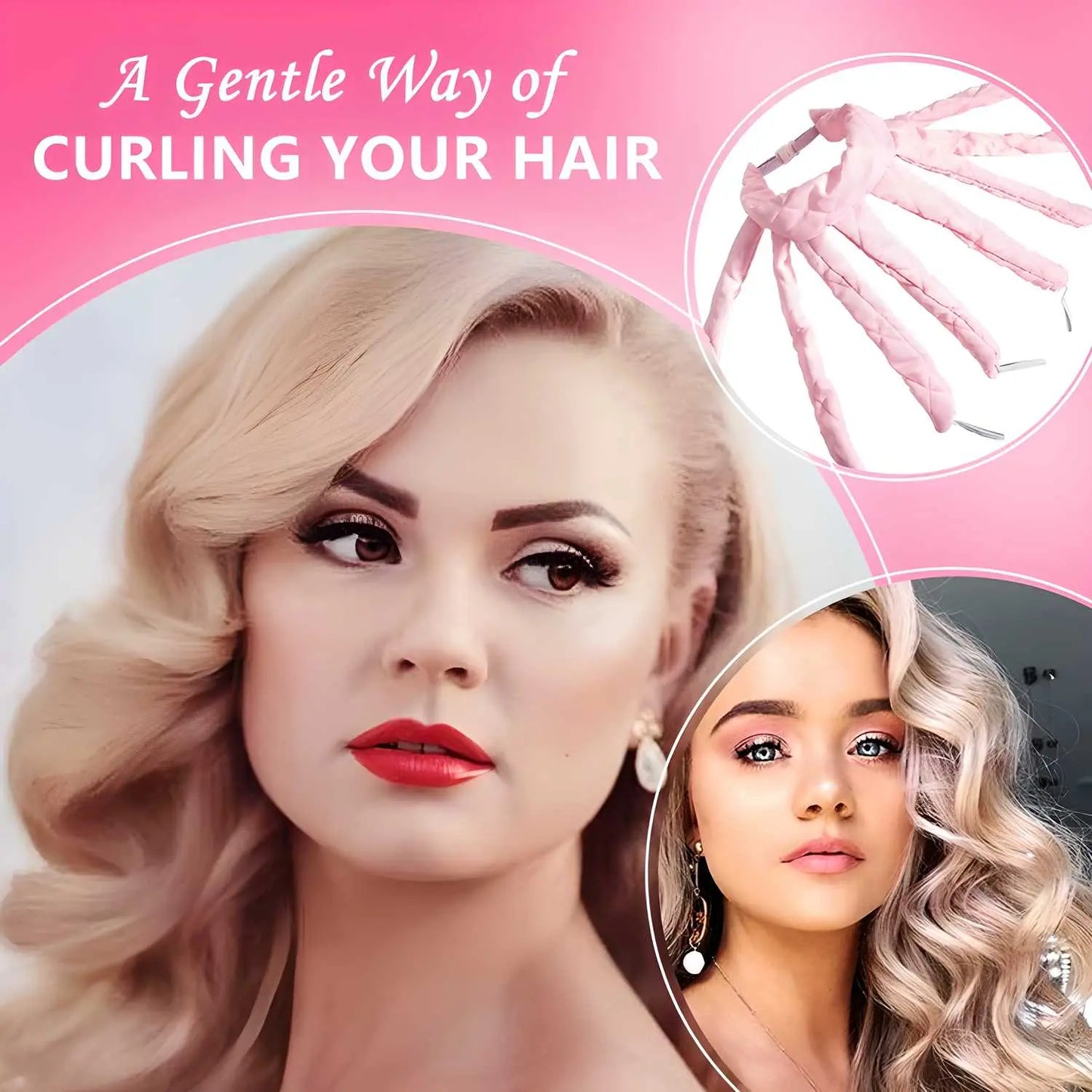 Octopus Heatless Hair Curler