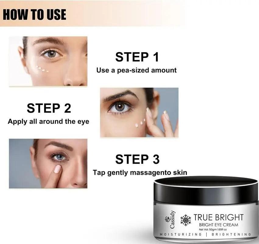 CASSIDY True Bright Eye Cream 50g (Pack of 2)