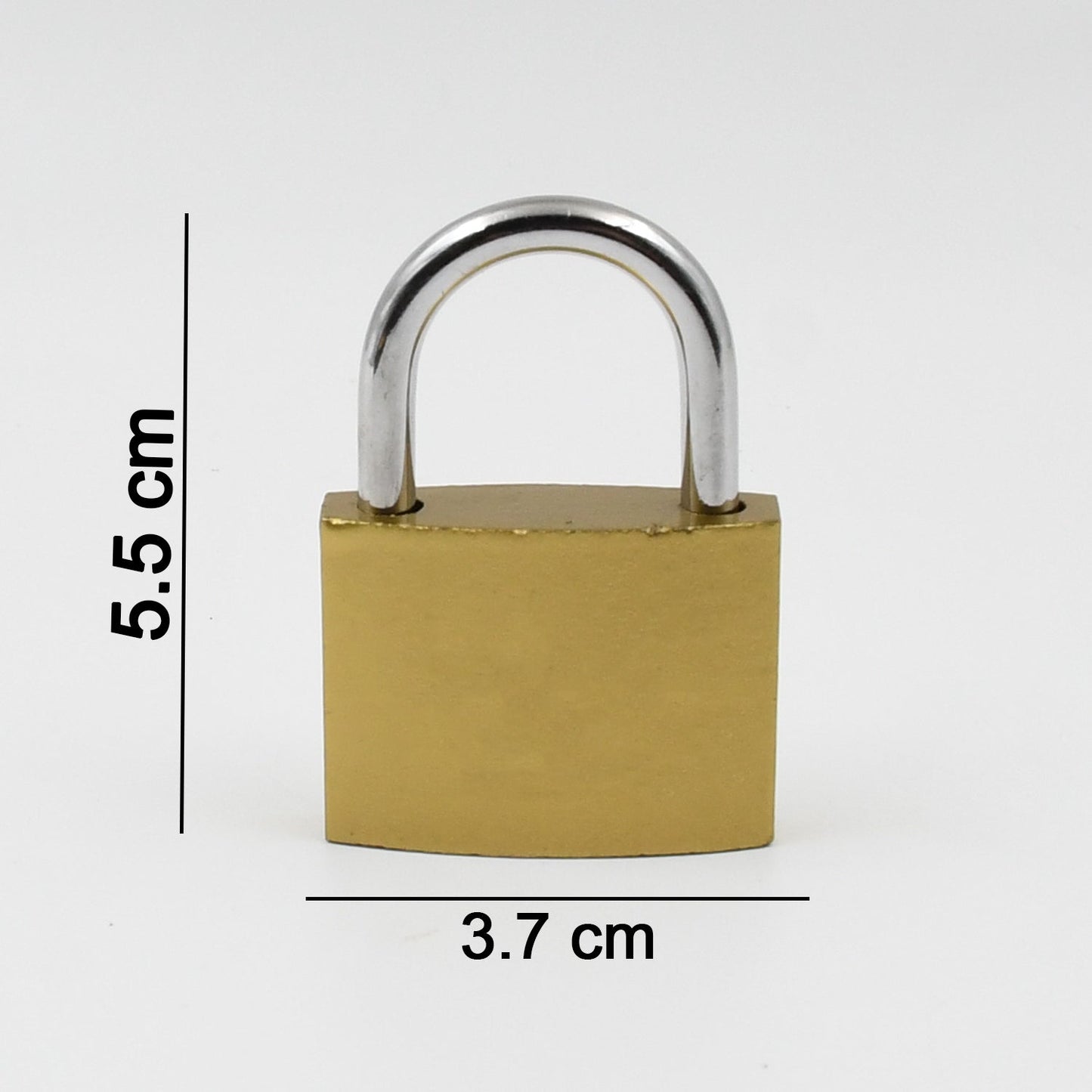 Multipurpose Solid 3 Keys Padlock 38 Mm (1 Pc)