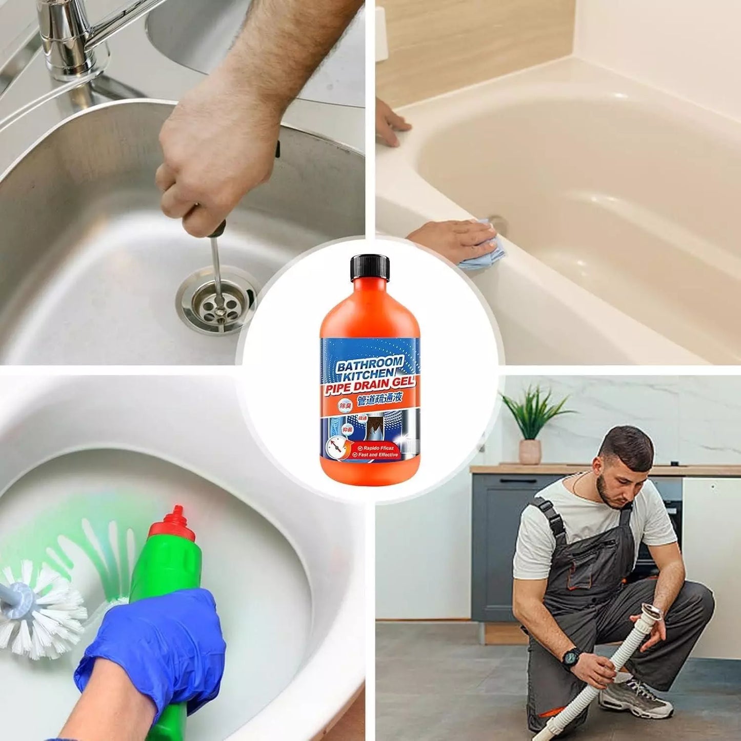 Powerful Drain Cleaner Duo