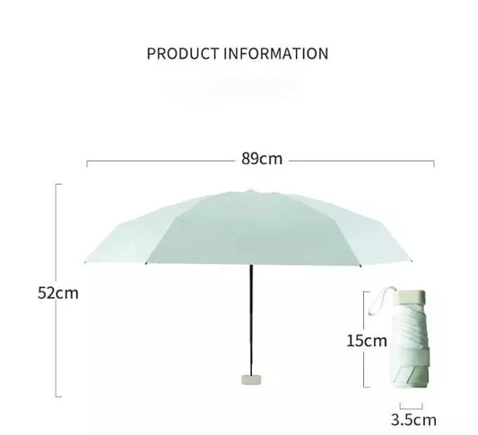 Mini Capsule Travel Umbrella